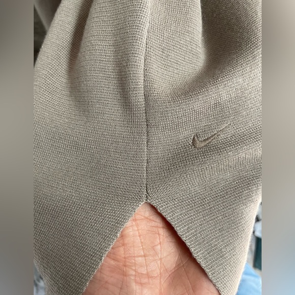 NWOT Nike Every Stitch Considered Khaki dress cotton/silk - Picture 12 of 13